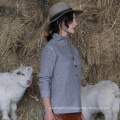 Лучшие продажи продукта женщин высокая шея пуловер Кашемировый свитер с самым лучшим качеством